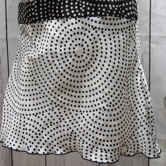 IZ BYER white‎ & black blouse size S - Picture 3 of 6